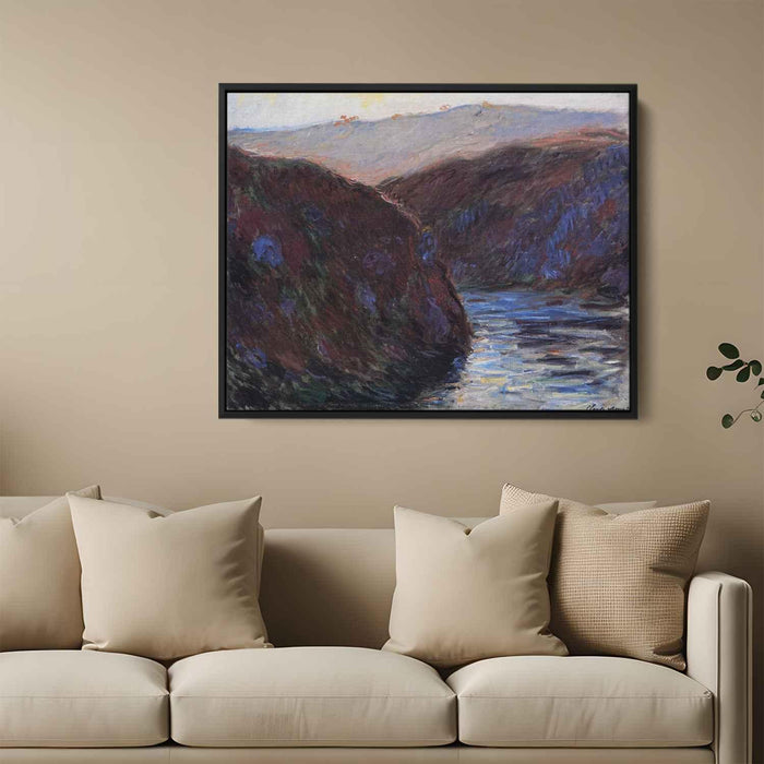 The Creuse Valley, Evening Effect by Claude Monet - Canvas Artwork