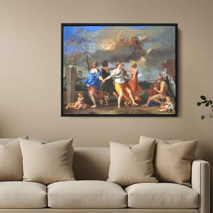 Dance to the Music of Time (1634) by Nicolas Poussin - Canvas Artwork