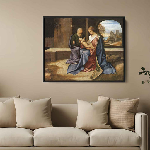 The Holy Family (Madonna Benson) (1500) by Giorgione - Canvas Artwork