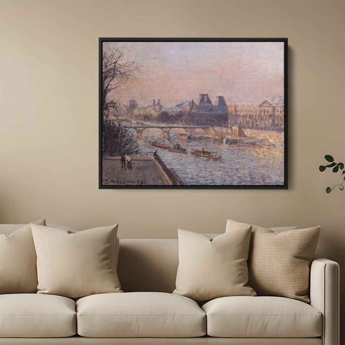 The Louvre, Afternoon by Camille Pissarro - Canvas Artwork