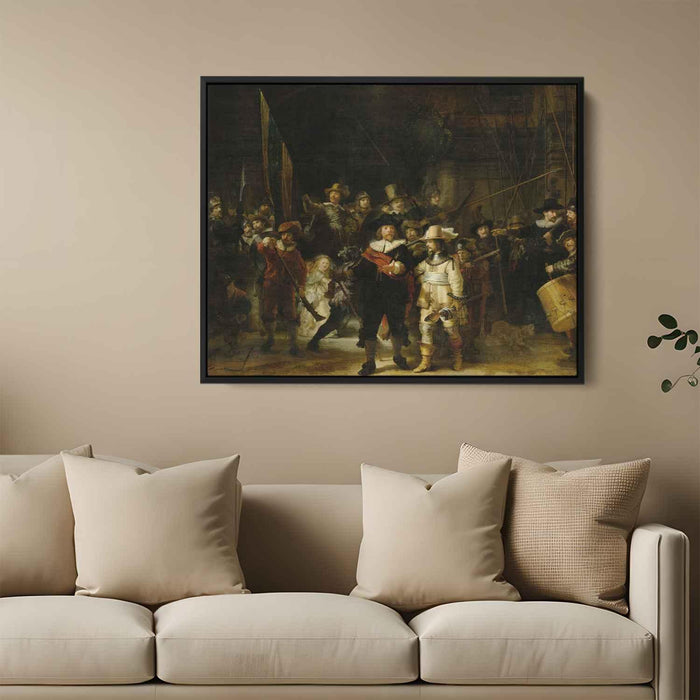 The Nightwatch (1642) by Rembrandt - Canvas Artwork