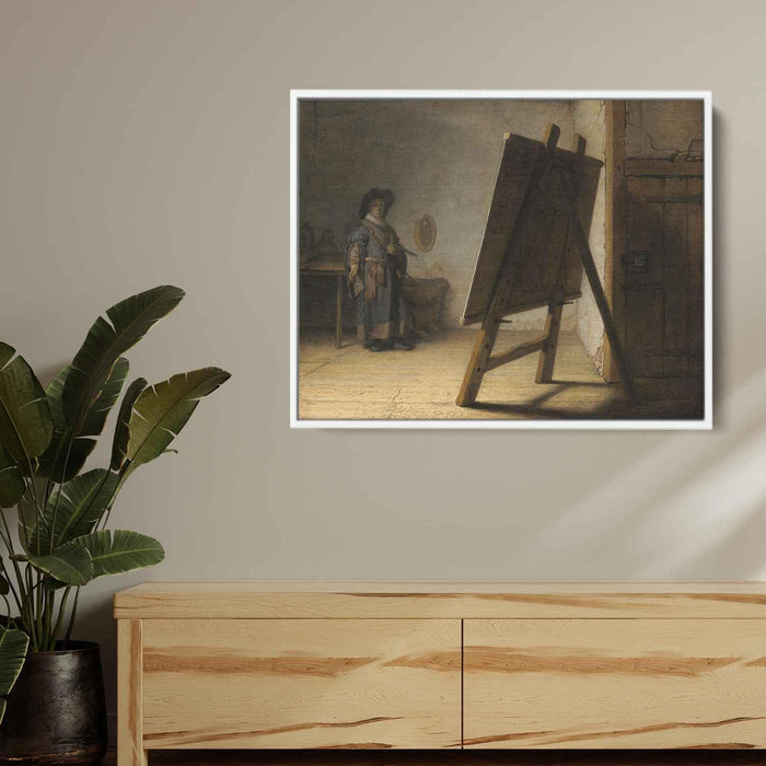 Artist in his Studio (1626) by Rembrandt - Canvas Artwork
