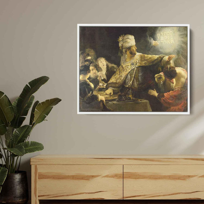 Belshazzar's Feast (1635) by Rembrandt - Canvas Artwork