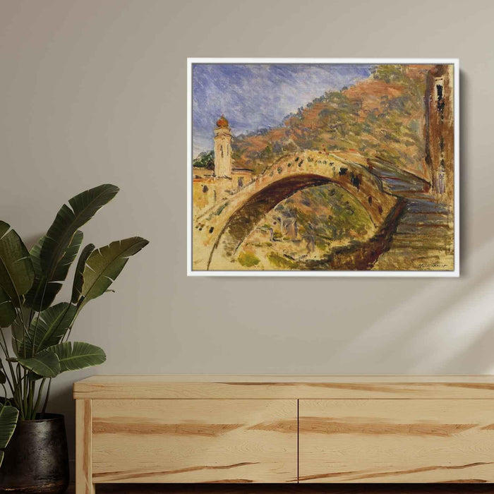 Dolceacqua, Bridge by Claude Monet - Canvas Artwork