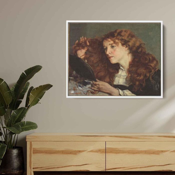 Portrait of Jo, the Beautiful Irish Girl by Gustave Courbet - Canvas Artwork