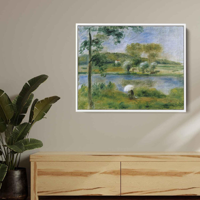 Landscape Banks of the River by Pierre-Auguste Renoir - Canvas Artwork