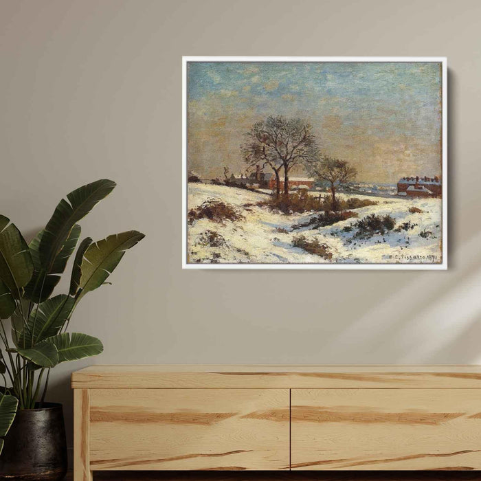 Landscape under Snow, Upper Norwood by Camille Pissarro - Canvas Artwork