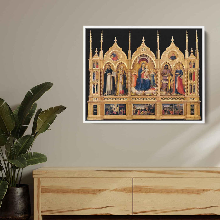 Perugia Altarpiece (1448) by Fra Angelico - Canvas Artwork