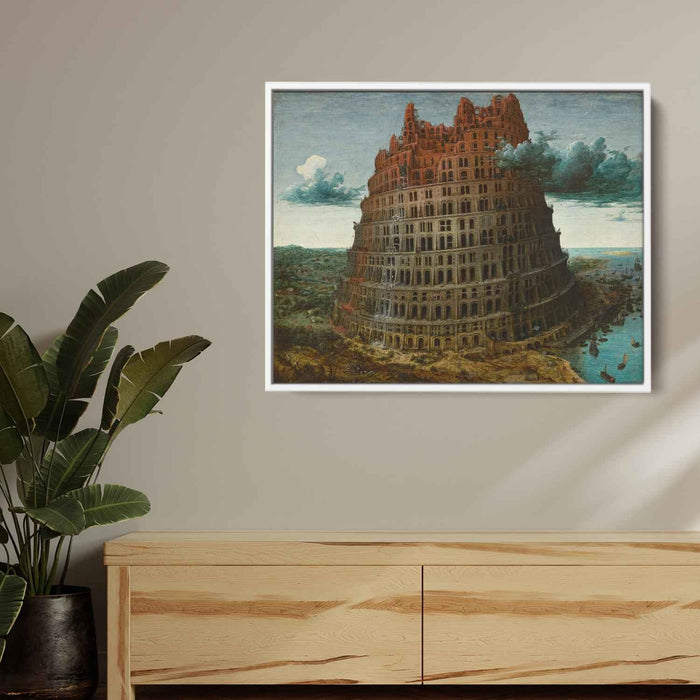 The Little" Tower of Babel" (1563) by Pieter Bruegel the Elder - Canvas Artwork