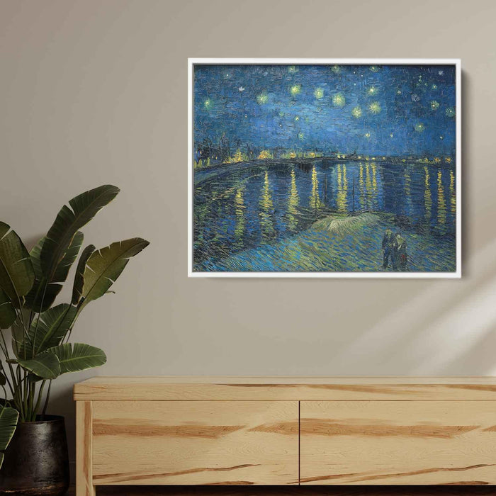 Starry Night Over the Rhone (1888) by Vincent van Gogh - Canvas Artwork