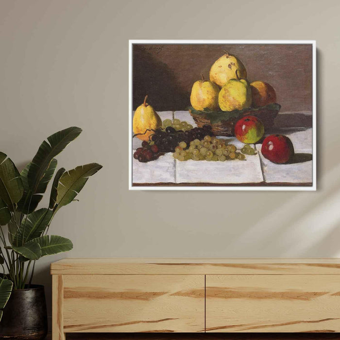 Still Life with Pears and Grapes by Pierre-Auguste Renoir - Canvas Artwork