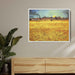 Summer Evening, Wheatfield with Setting sun by Vincent van Gogh - Canvas Artwork