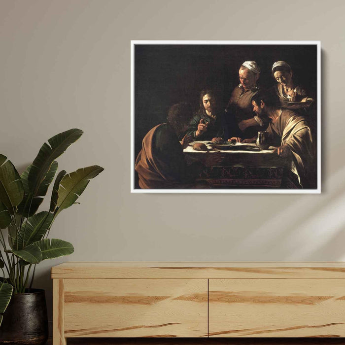 Supper at Emmaus (1606) by Caravaggio - Canvas Artwork