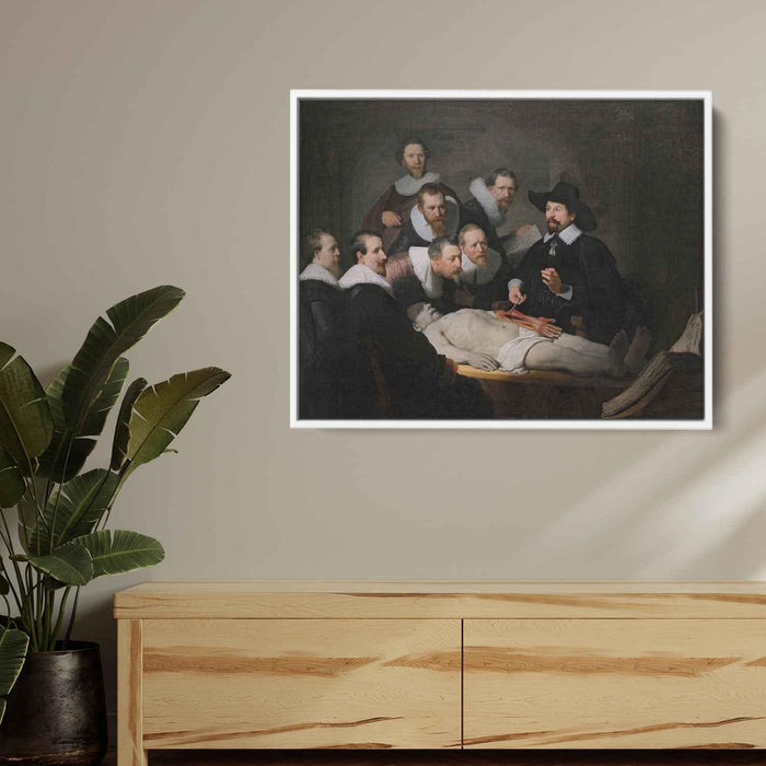 The Anatomy Lesson of Dr. Nicolaes Tulp (1632) by Rembrandt - Canvas Artwork