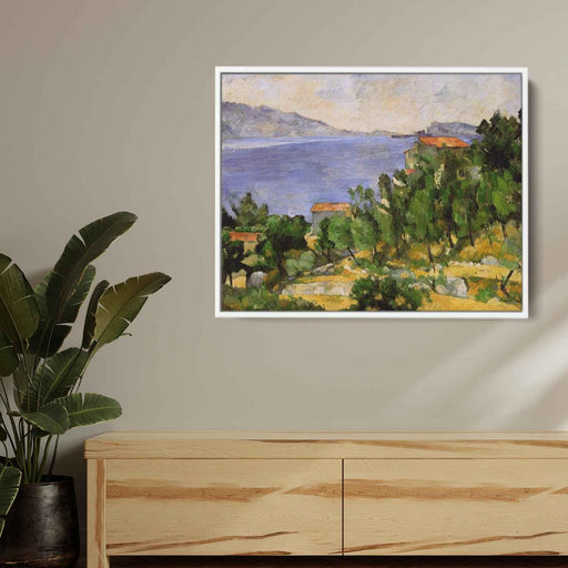 The Bay of L'Estaque from the East (1882) by Paul Cezanne - Canvas Artwork