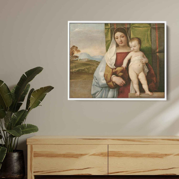 The Gipsy Madonna (1511) by Titian - Canvas Artwork