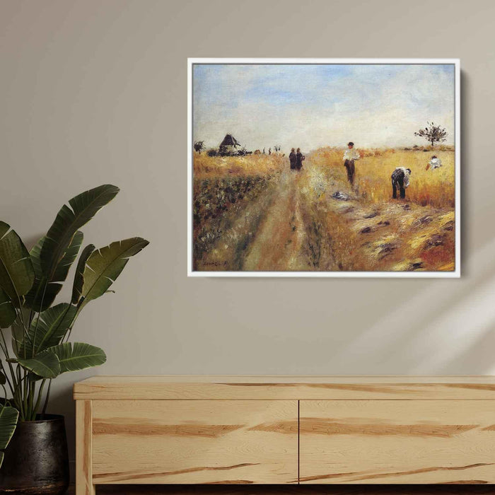 The Harvesters (1873) by Pierre-Auguste Renoir - Canvas Artwork