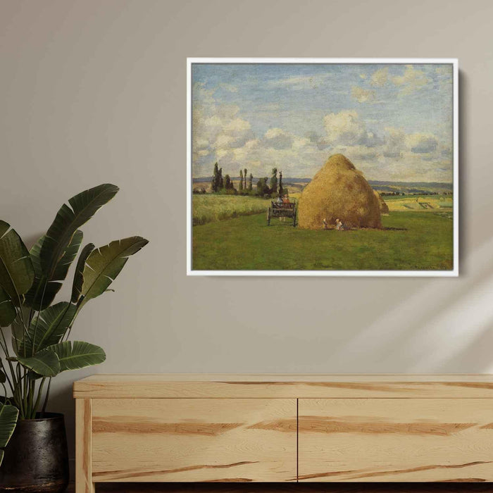 The haystack, Pontoise by Camille Pissarro - Canvas Artwork