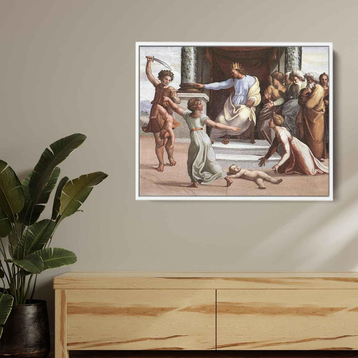 The Judgment of Solomon (1519) by Raphael - Canvas Artwork