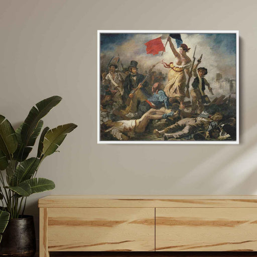 Liberty Leading the People (1830) by Eugene Delacroix - Canvas Artwork