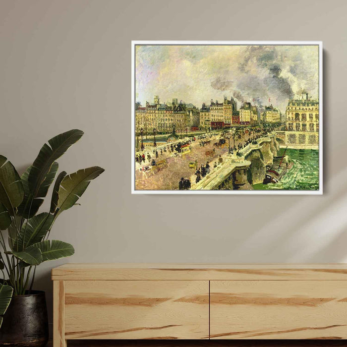 The Pont Neuf, Shipwreck of the Bonne Mere by Camille Pissarro - Canvas Artwork