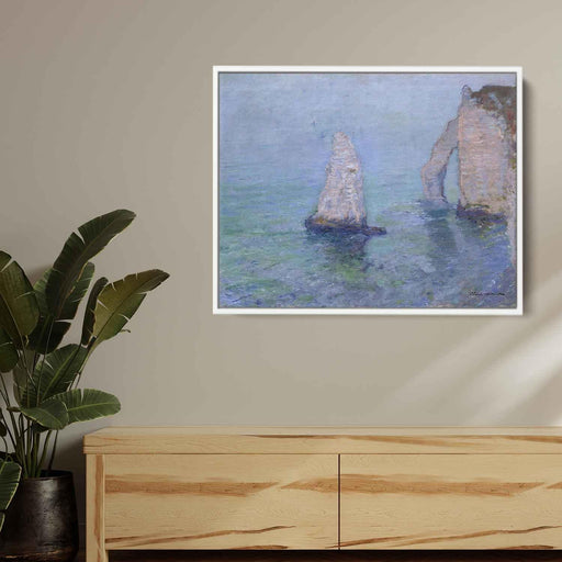 The Rock Needle and Porte d’Aval, Etretat by Claude Monet - Canvas Artwork