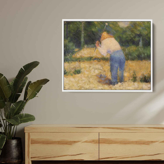 The Stone Breaker (1882) by Georges Seurat - Canvas Artwork