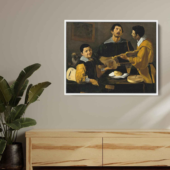 Three Musicians (1618) by Diego Velazquez - Canvas Artwork