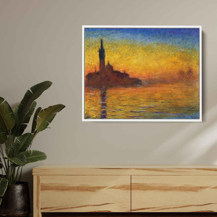 Twilight, Venice by Claude Monet - Canvas Artwork