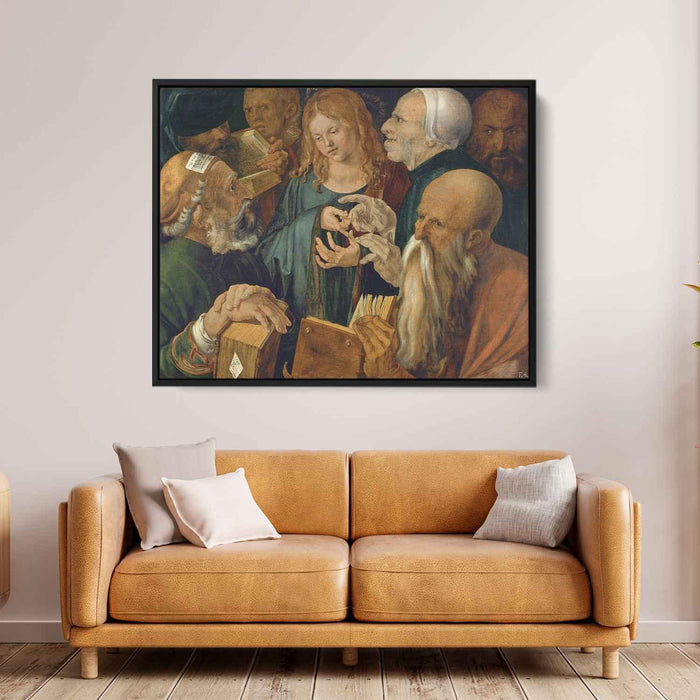 Christ among the Doctors (1506) by Albrecht Durer - Canvas Artwork