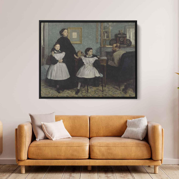 The Bellelli Family (1862) by Edgar Degas - Canvas Artwork