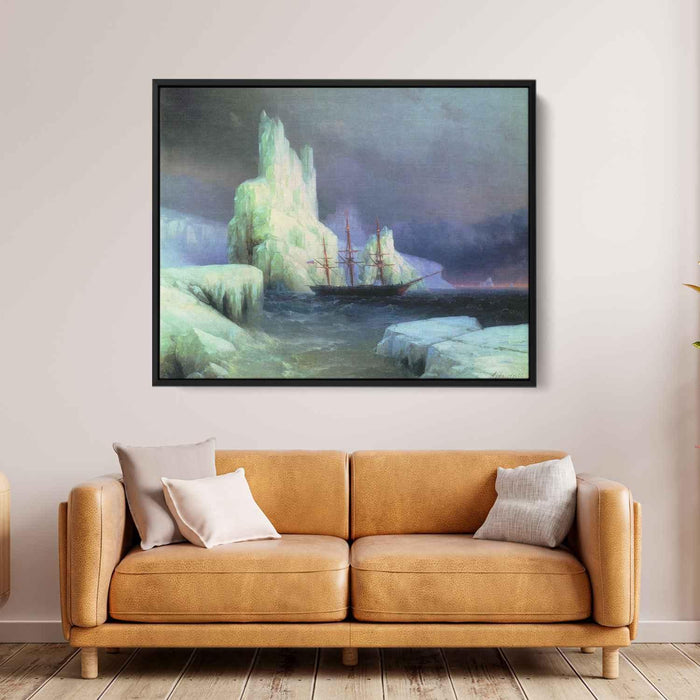 Icebergs in the Atlantic (1870) by Ivan Aivazovsky - Canvas Artwork