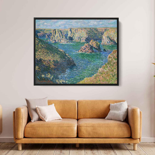 Port Donnant, Belle Ile by Claude Monet - Canvas Artwork