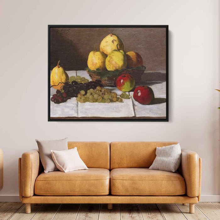 Still Life with Pears and Grapes by Pierre-Auguste Renoir - Canvas Artwork