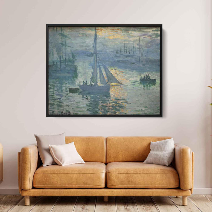 Sunrise, The Sea by Claude Monet - Canvas Artwork