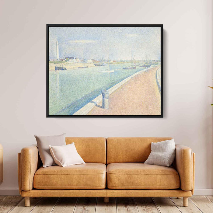 The Channel of Gravelines, Petit Fort Philippe by Georges Seurat - Canvas Artwork