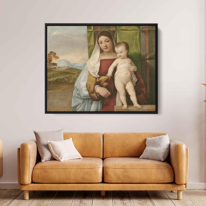 The Gipsy Madonna (1511) by Titian - Canvas Artwork