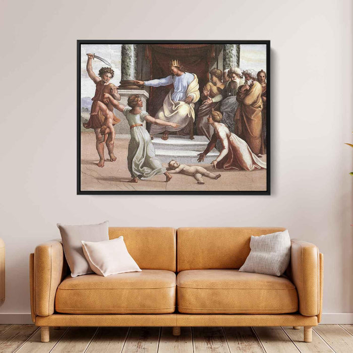 The Judgment of Solomon (1519) by Raphael - Canvas Artwork