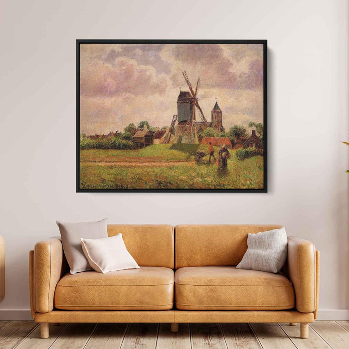 The Knocke Windmill, Belgium by Camille Pissarro - Canvas Artwork