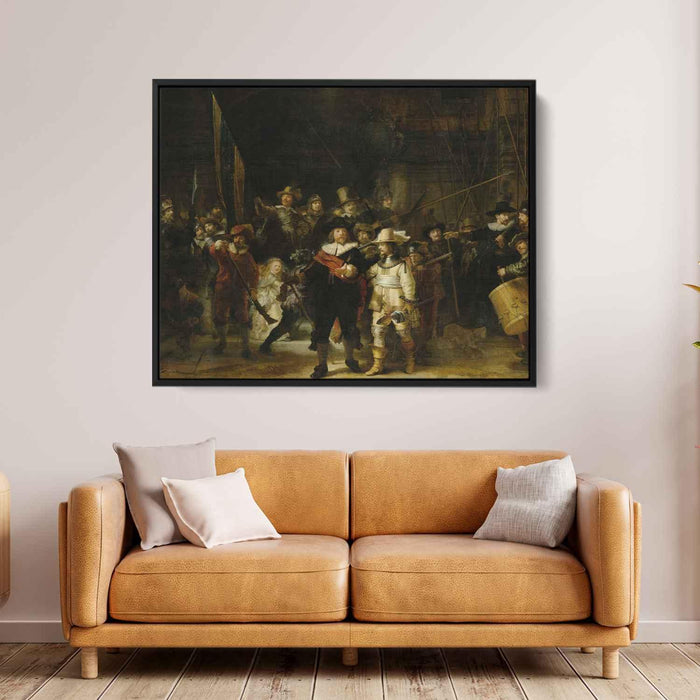 The Nightwatch (1642) by Rembrandt - Canvas Artwork