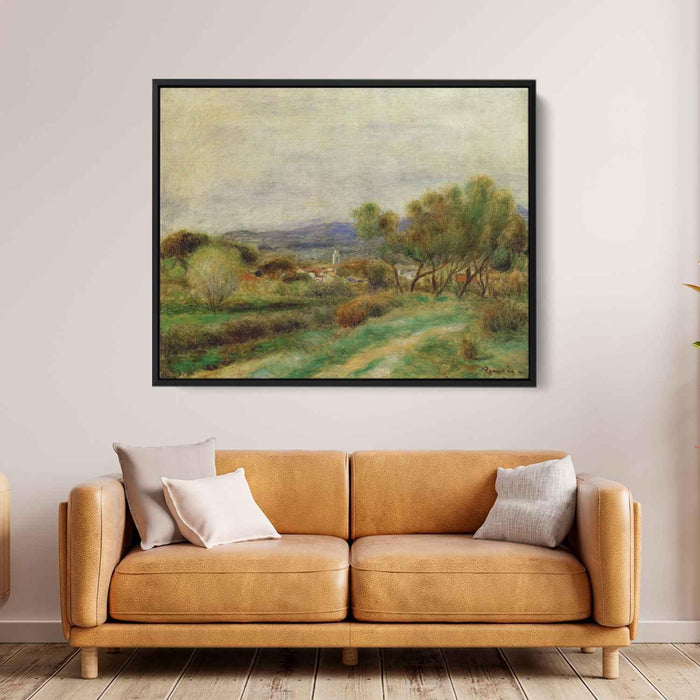 View of La Sayne (1890) by Pierre-Auguste Renoir - Canvas Artwork