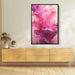 Magenta and Diamond Abstract Swirls Print - Canvas Art Print by Kanvah