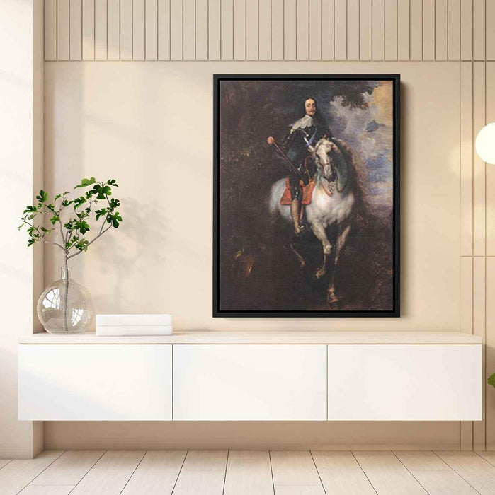 Equestrian Portrait of Charles I, King of England by Anthony van Dyck - Canvas Artwork