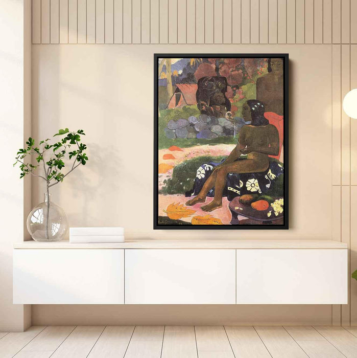 Her nami is Vairaumati (1892) by Paul Gauguin - Canvas Artwork