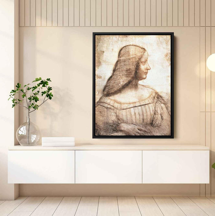 Isabella d'Este (1500) by Leonardo da Vinci - Canvas Artwork