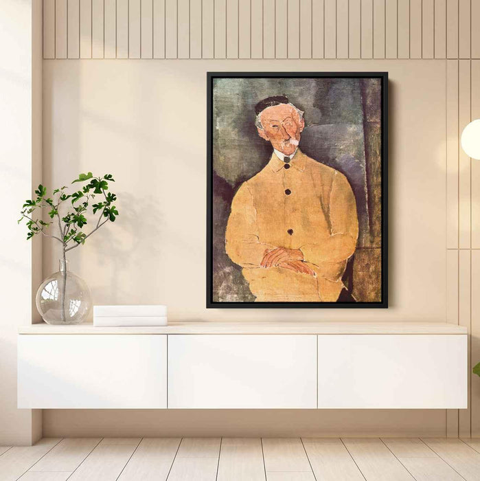 Monsieur Lepoutre (1916) by Amedeo Modigliani - Canvas Artwork