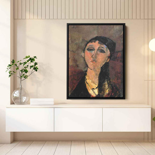 Portrait of a Young Girl (Louise) (1915) by Amedeo Modigliani - Canvas Artwork