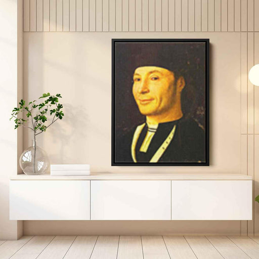 Portrait of an Unknown Man (1470) by Antonello da Messina - Canvas Artwork