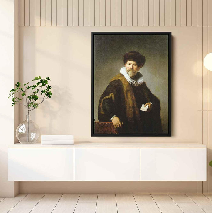 Portrait of Nicolaes Ruts (1631) by Rembrandt - Canvas Artwork