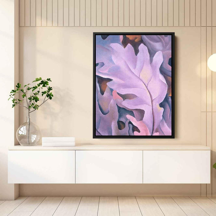 Purple Leaves (1922) by Georgia O'Keeffe - Canvas Artwork